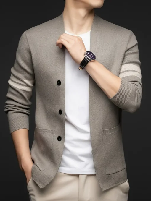 Men’s Casual Cardigan Blazer