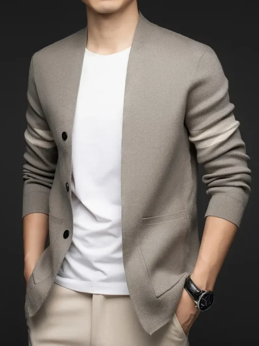 Men’s Casual Cardigan Blazer