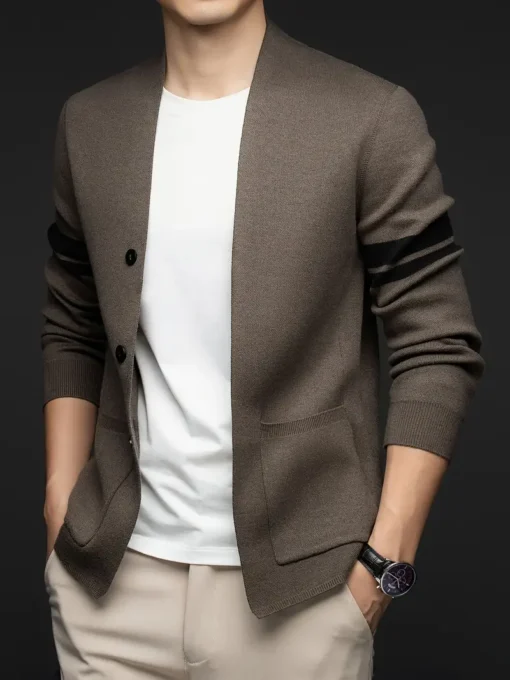 Men’s Casual Cardigan Blazer