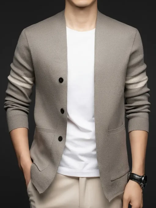 Men’s Casual Cardigan Blazer