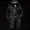 Men’s Faux Fur Long Coat