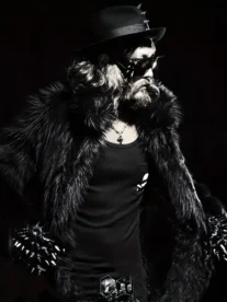 Alternative view of Men's Faux Fur Long Coat