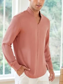Alternative view of Men's Slim-Fit V-Neck Shirt