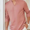 Men’s Slim-Fit V-Neck Shirt