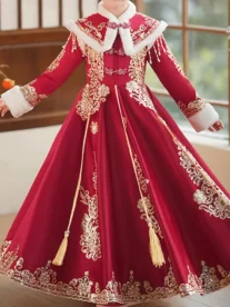 Alternative view of Girls' Traditional Chinese Hanfu Dress